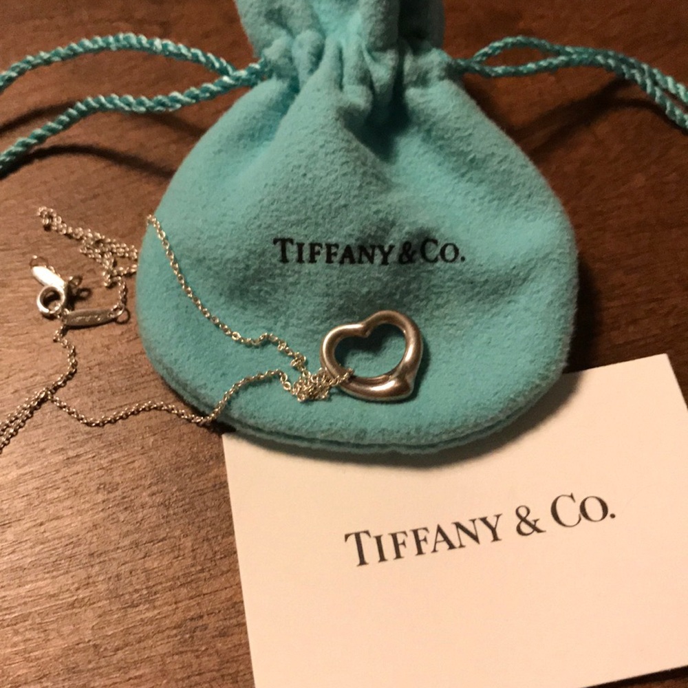 Tiffany & Co. Elsa Peretti open heart pendant
